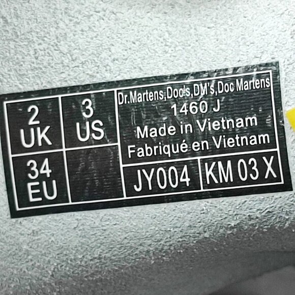 Doc. Martens Girl’s White Combat Side Zip Casual Boots Size 3 US - Picture 8 of 8